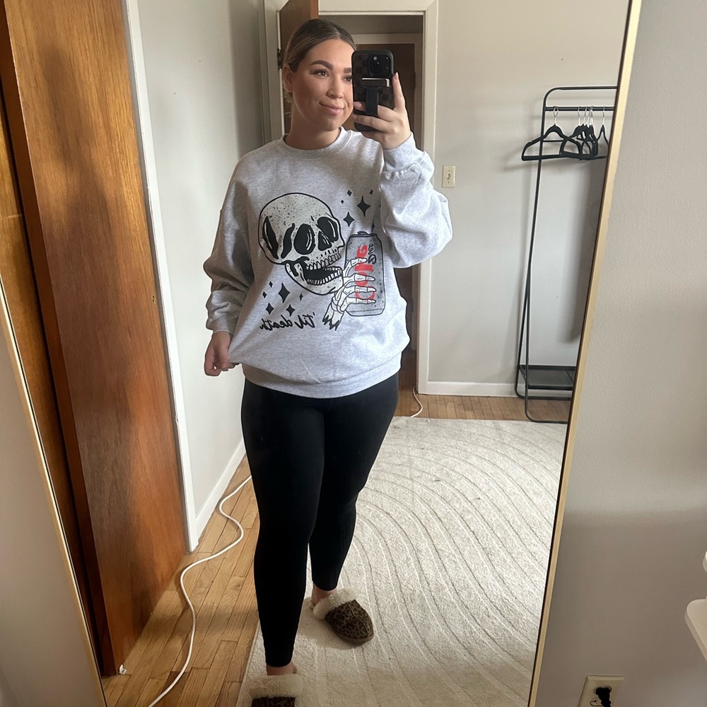 Diet Coke / Skull Crewneck